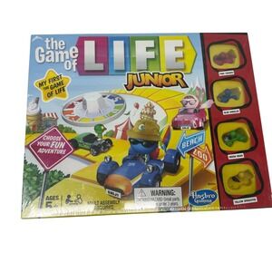 Hasbro Gaming The Game of Life Junior Board Game New Sealed